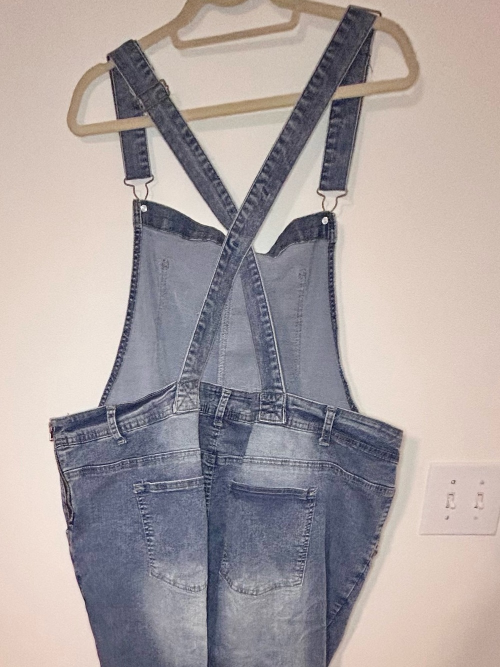 Wallflower Plus Size Denim Overalls - 3X - Picture 2 of 9